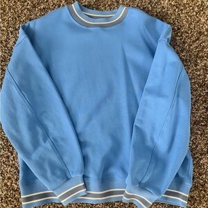 lululemon athletica Blue Crewneck Sweater